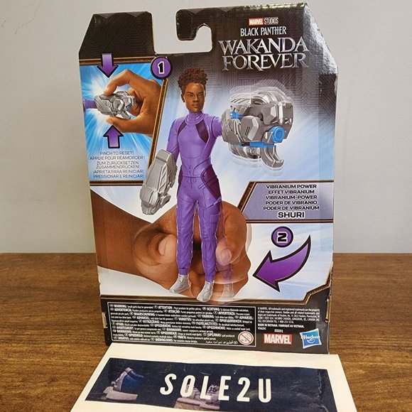 Black Panther Wakanda Forever Vibranium Power Shuri Figure 6" new In hand - Picture 2 of 2